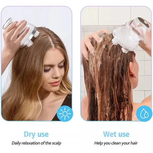 Electric Scalp & Body Massager - Stress Relief + Hair Growth